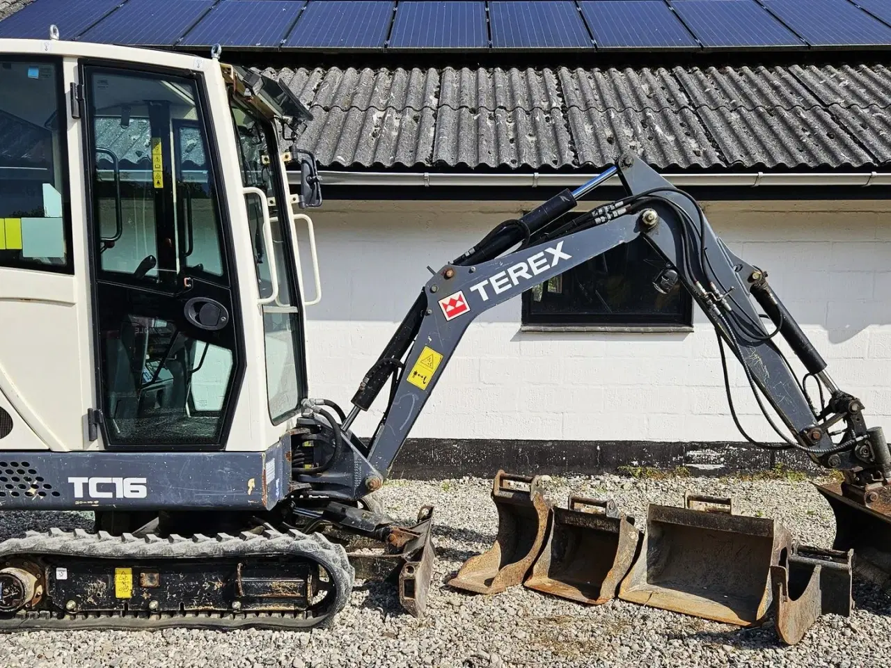 Billede 1 - Terex TC16 / meget tilbehør / ny undervogn