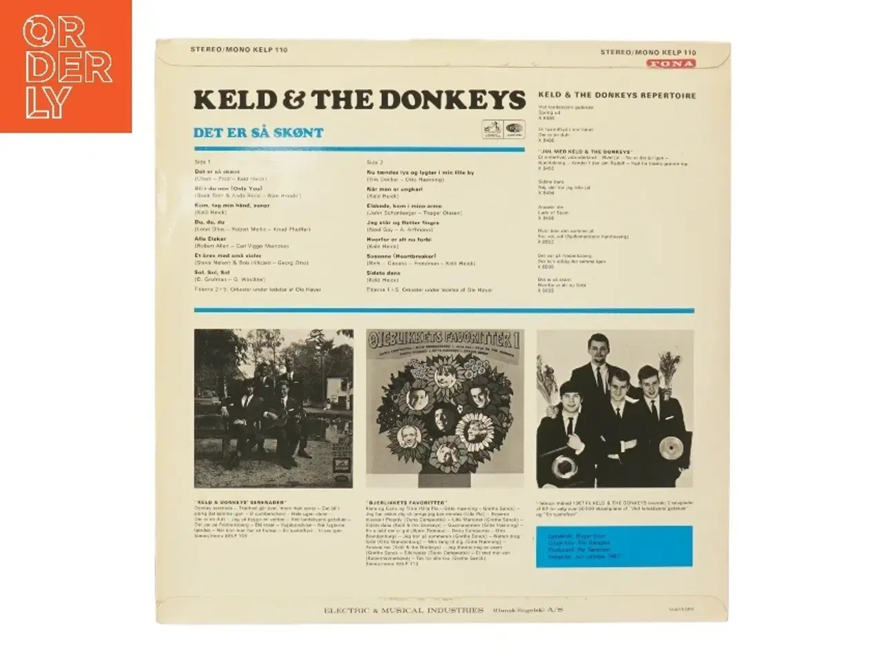 Billede 2 - Det Er Så Skønt LP af Keld & The Donkeys fra Electric & Musical Industries