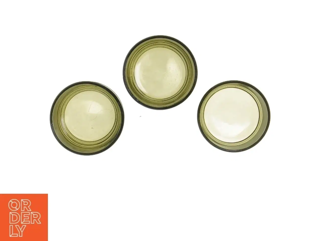 Billede 2 - 1960&#39;er Stabelbare Glas skåle sæt (str. 5 styk. ø. 10 cm)