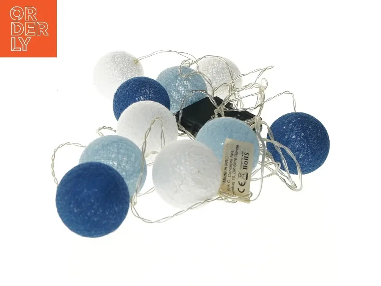 Billede 3 - Lyskæde med kugler (str. 500 cm)