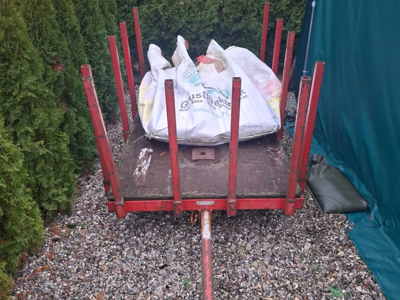 Billede 2 - Rød Skovvogn, 120 cm bred, 200 cm lang