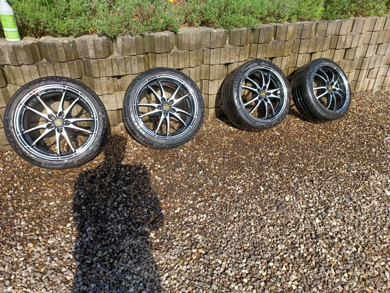 Billede 2 - VW 18" alufælge med sommerdæk.
