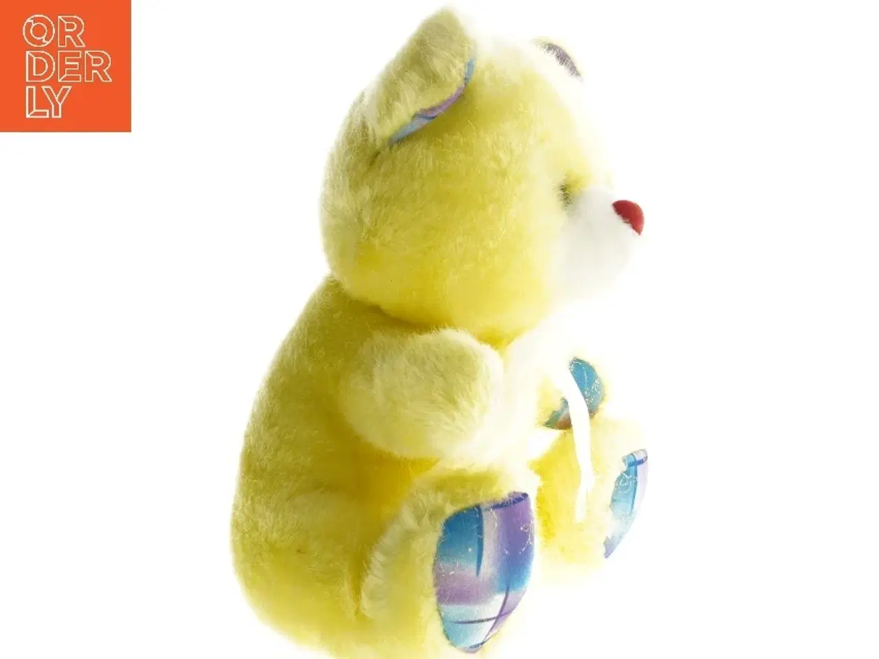 Billede 2 - Bamsebamse med farvede detaljer (str. 26 cm)