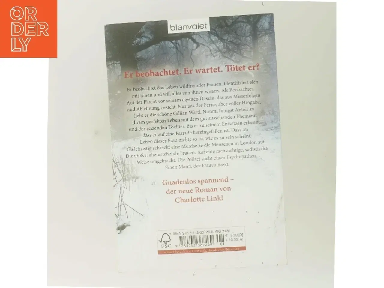 Billede 3 - Der Beobachter : Roman af Charlotte Link (Bog)