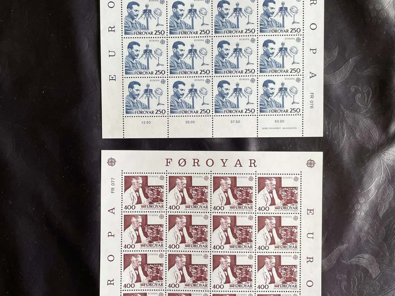 Billede 1 - Færøerne helark afa 78-79 - Postfriske
