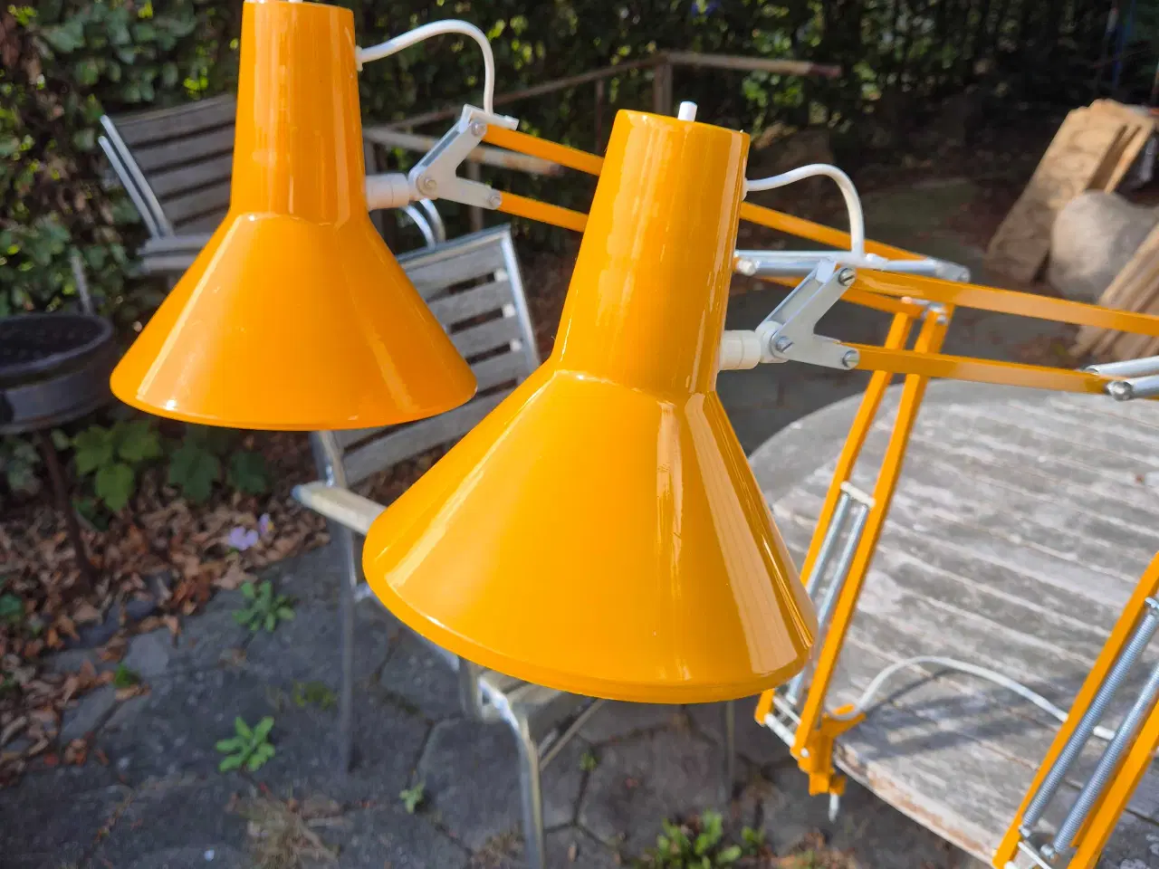 Billede 1 - Dejlige gule arkitektlamper i dansk design