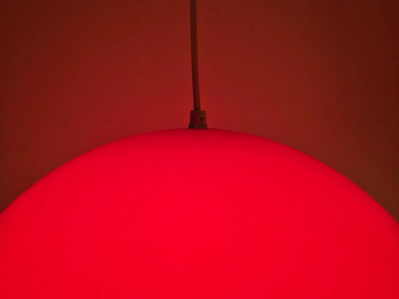 Billede 7 - Flot stor retrolampe i transparent plast