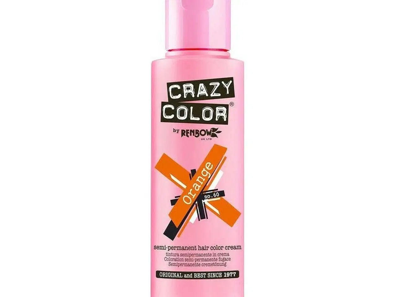 Billede 1 - Halvpermanent farvning Orange Crazy Color Nº 60 (100 ml)