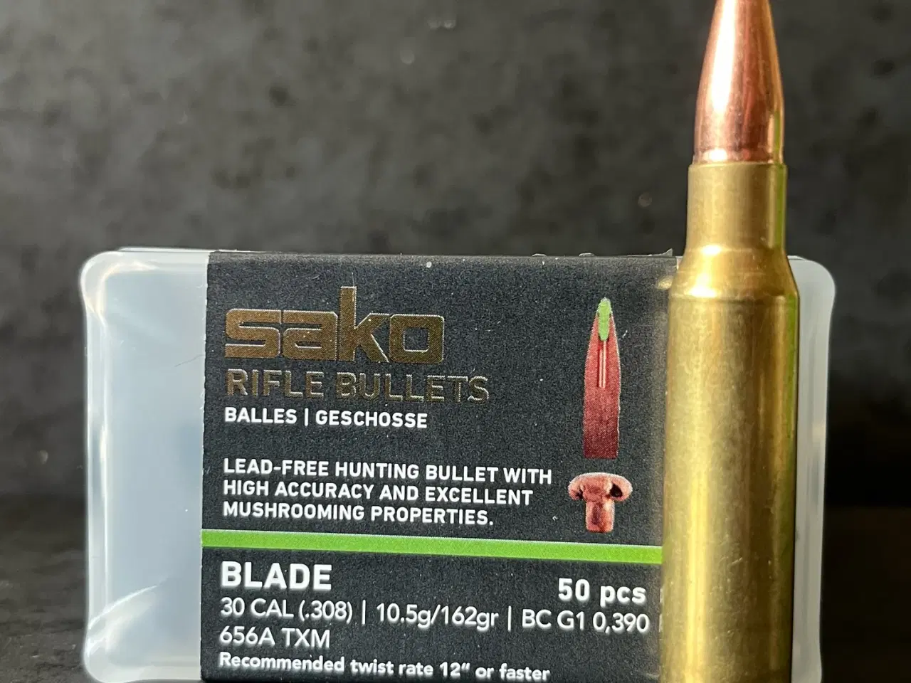 Billede 1 - 308win Sako blade blyfri 10,5gram