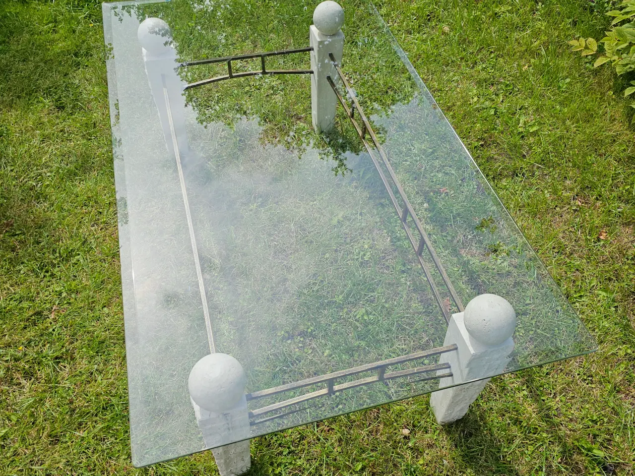 Billede 5 - Sofabord af Glas og Sten – God Stand