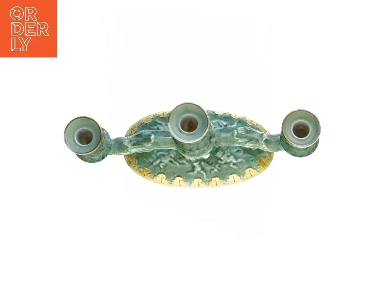 Billede 2 - Lysestage fra Bing & Grøndahl (str. 34 x 12 x 18 cm)