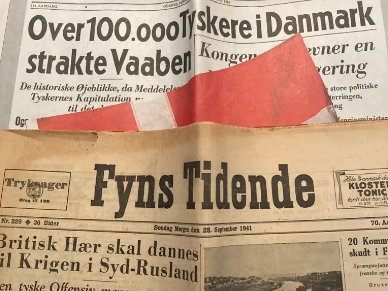 Billede 2 - Fyns Tidende fra  1941