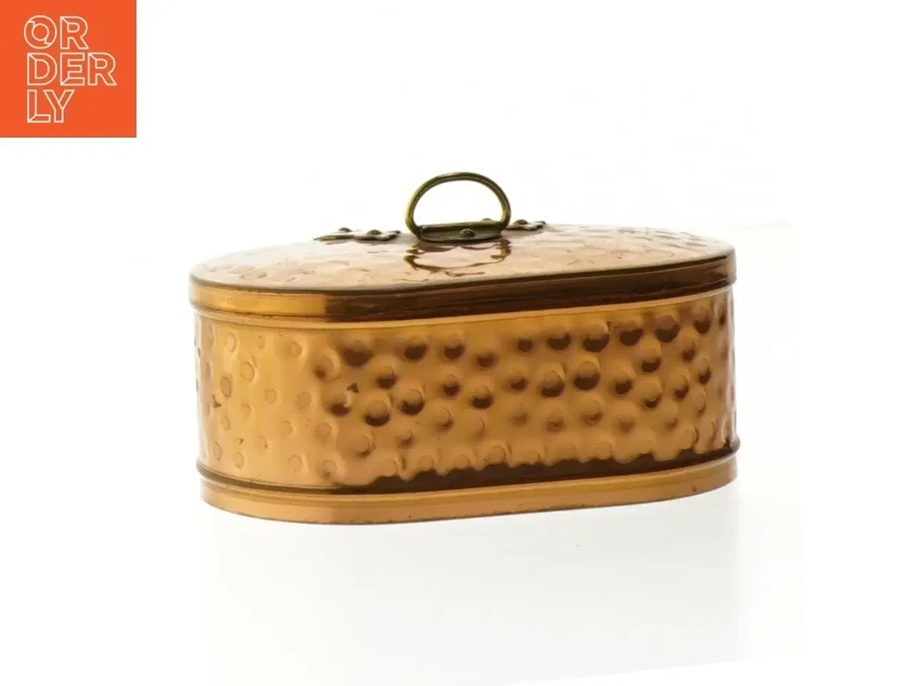 Billede 4 - Dekorativ æske med låg (str. 12 x 5 cm)