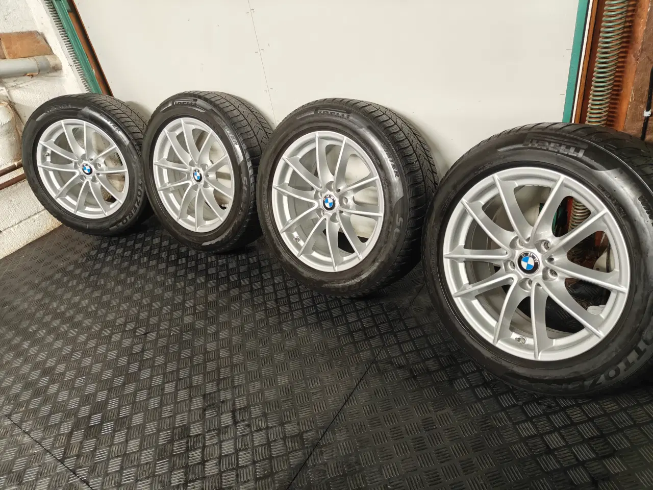 Billede 1 - 5x112 fælge 17" Pirelli vinterdæk 225/55R17 1999kr