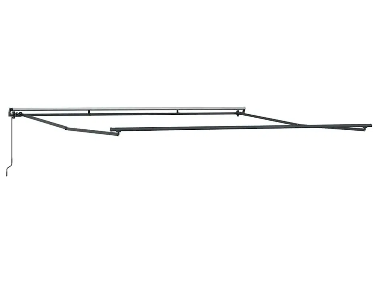 Billede 2 - Markise Antracit 4,5 × 3,5 m Metal