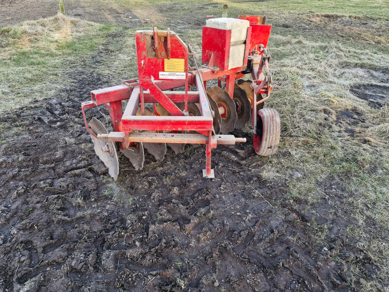 Billede 1 - Skjold tallerkenplov, 1,5 meter bred