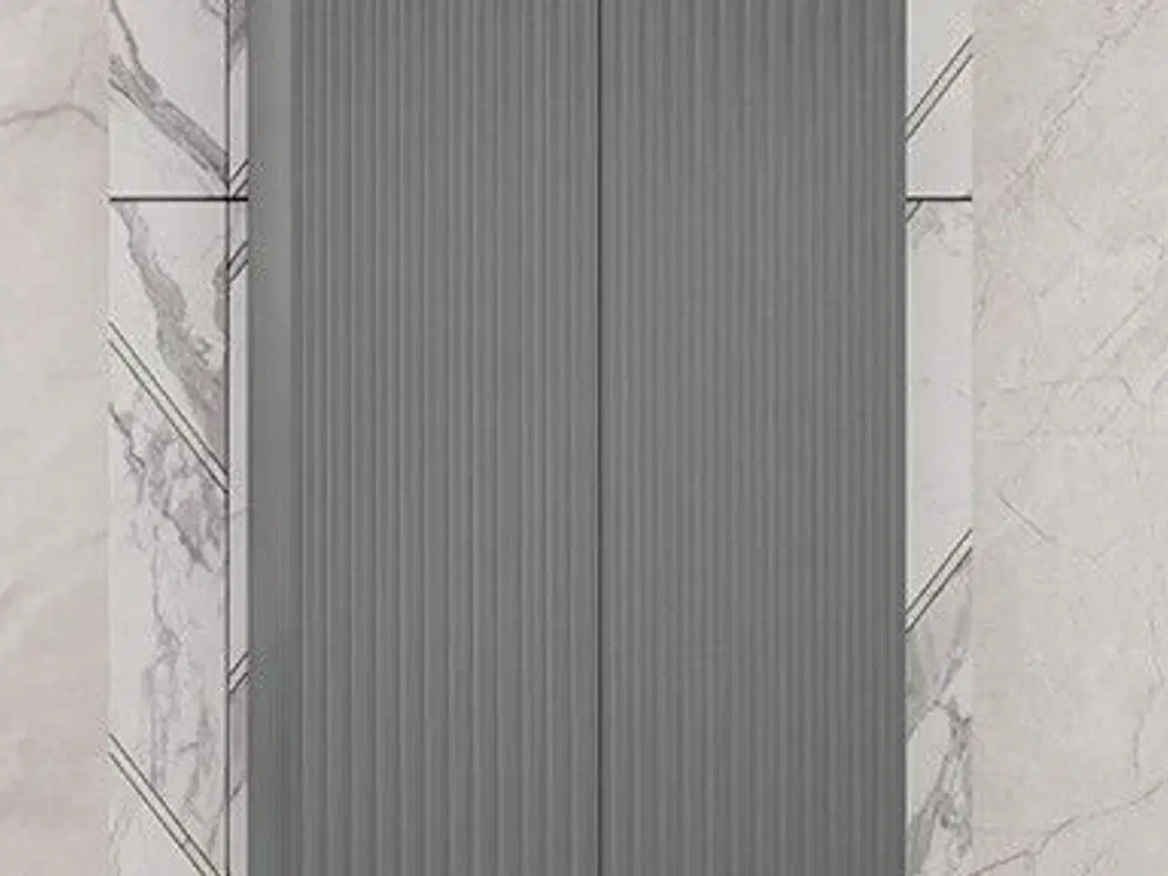 Billede 1 - Baderumsmøbel, Angels Grey Side Cabinet