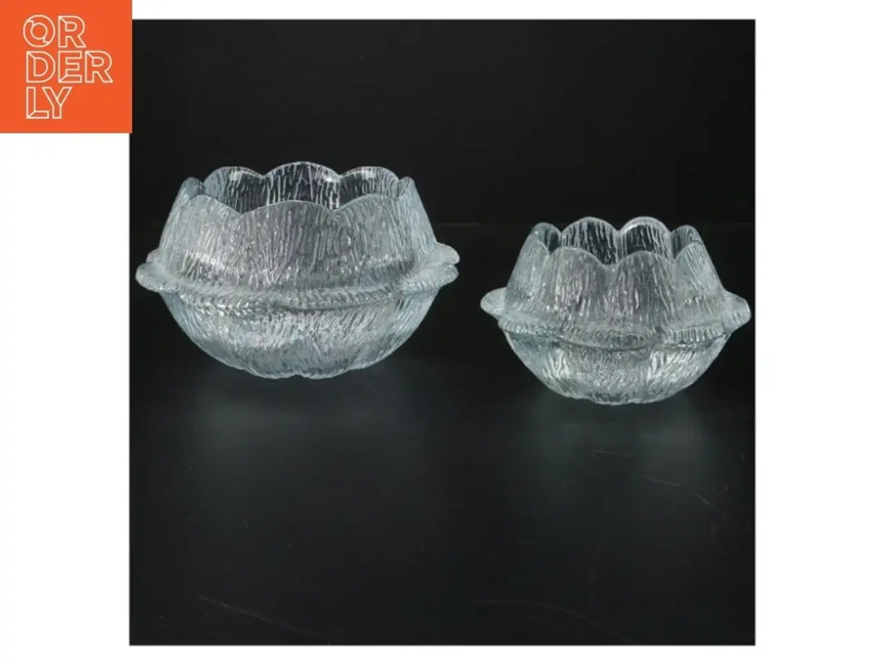 Billede 1 - 2 holmegaard åkande lysestager (str. 20 cm. 14 cm)