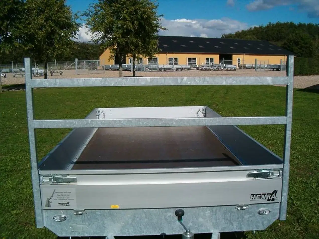 Billede 2 - Frontgitter til Henra trailer 202 cm