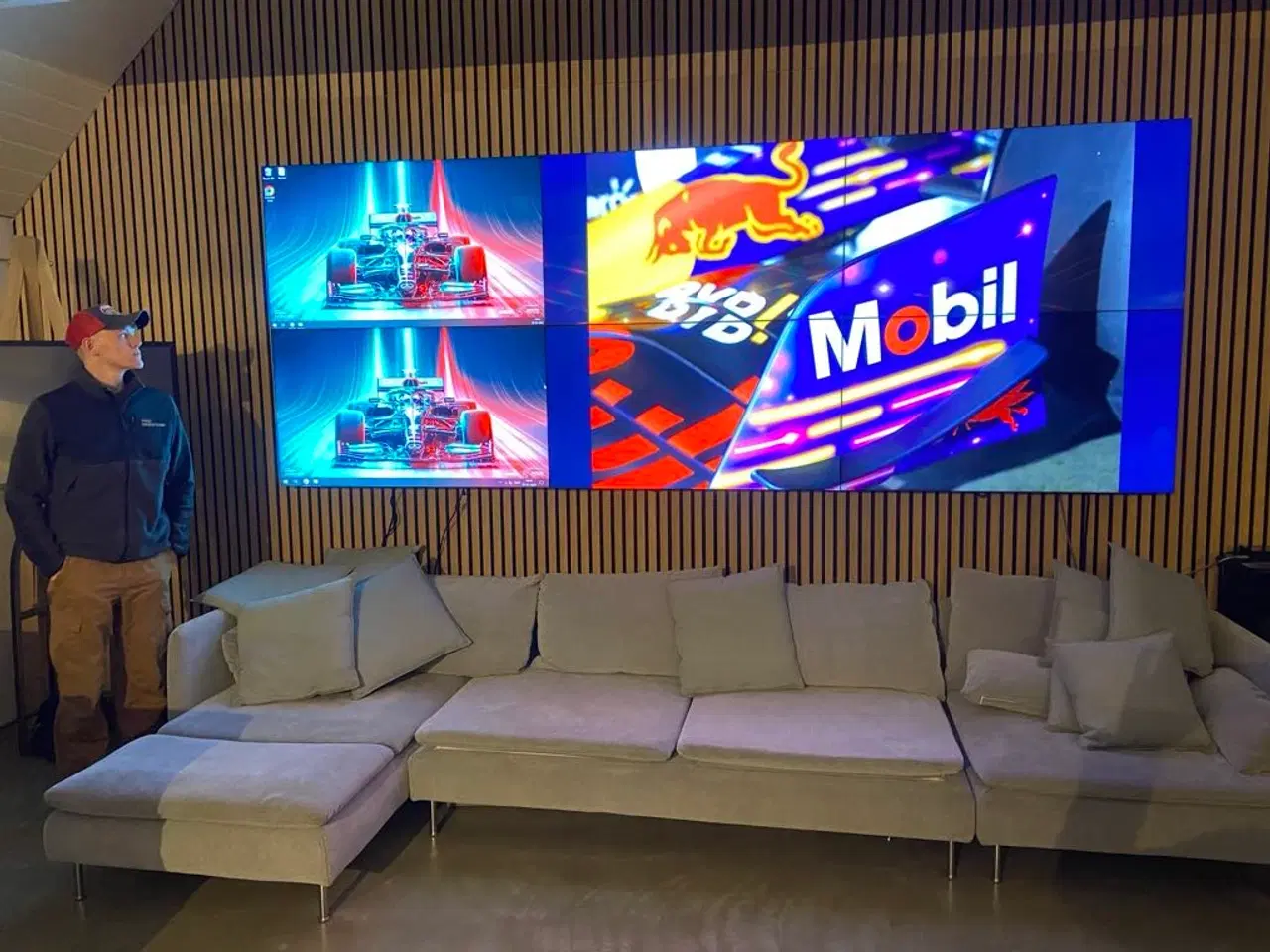 Billede 3 - 6 stk. LG 55” videovægspaneler – 700 nits 