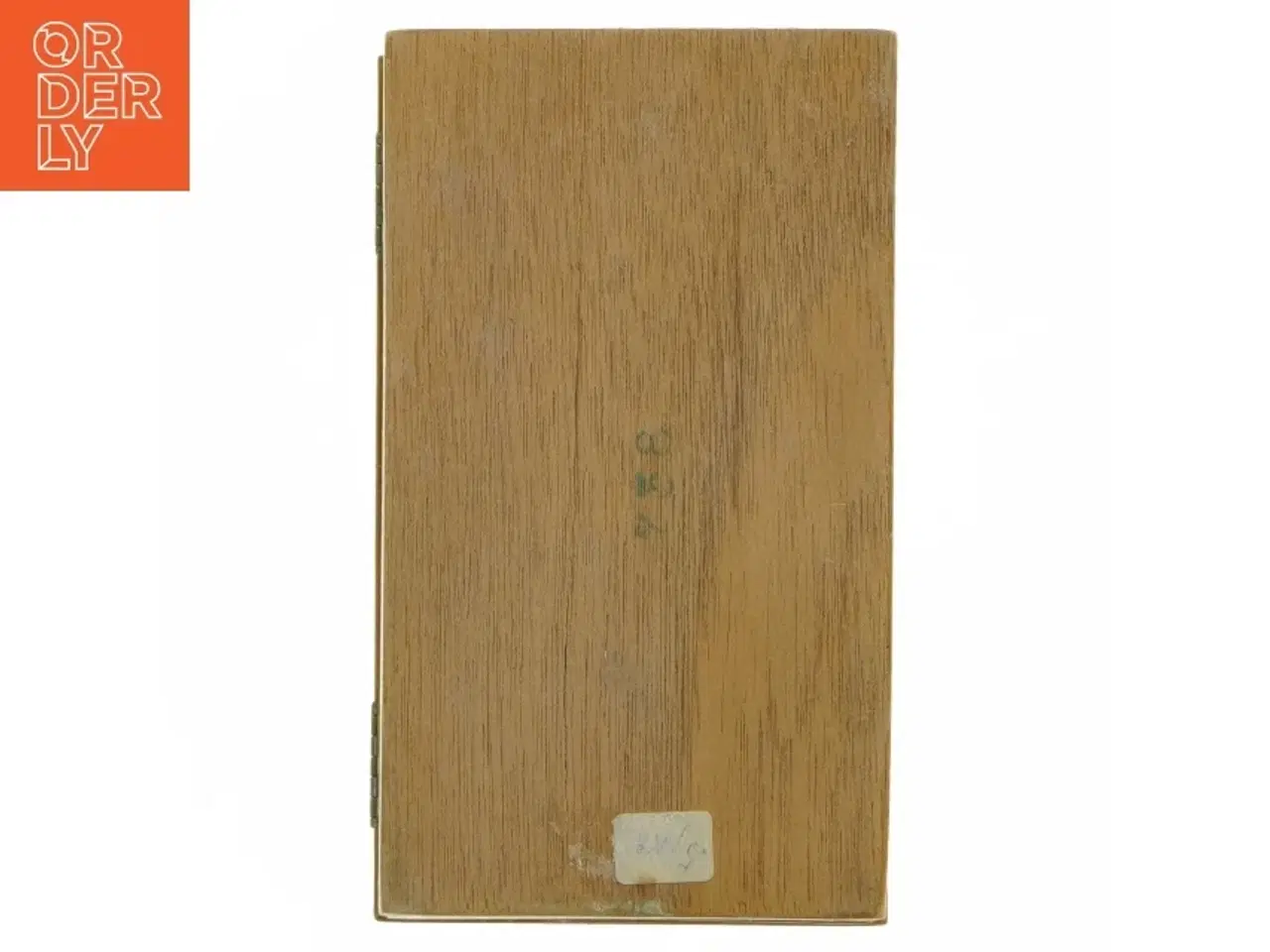 Billede 4 - Trææske med indgraveret skibsdesign fra Skandinavisk Tobakskompagni (str. 16x9 cm)