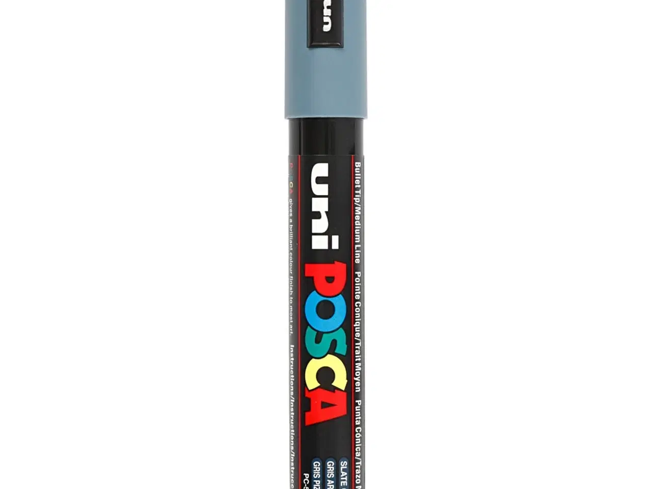 Billede 1 - Posca Tusch PC-5M Slate Grey - 2,5 mm Stregtykkelse