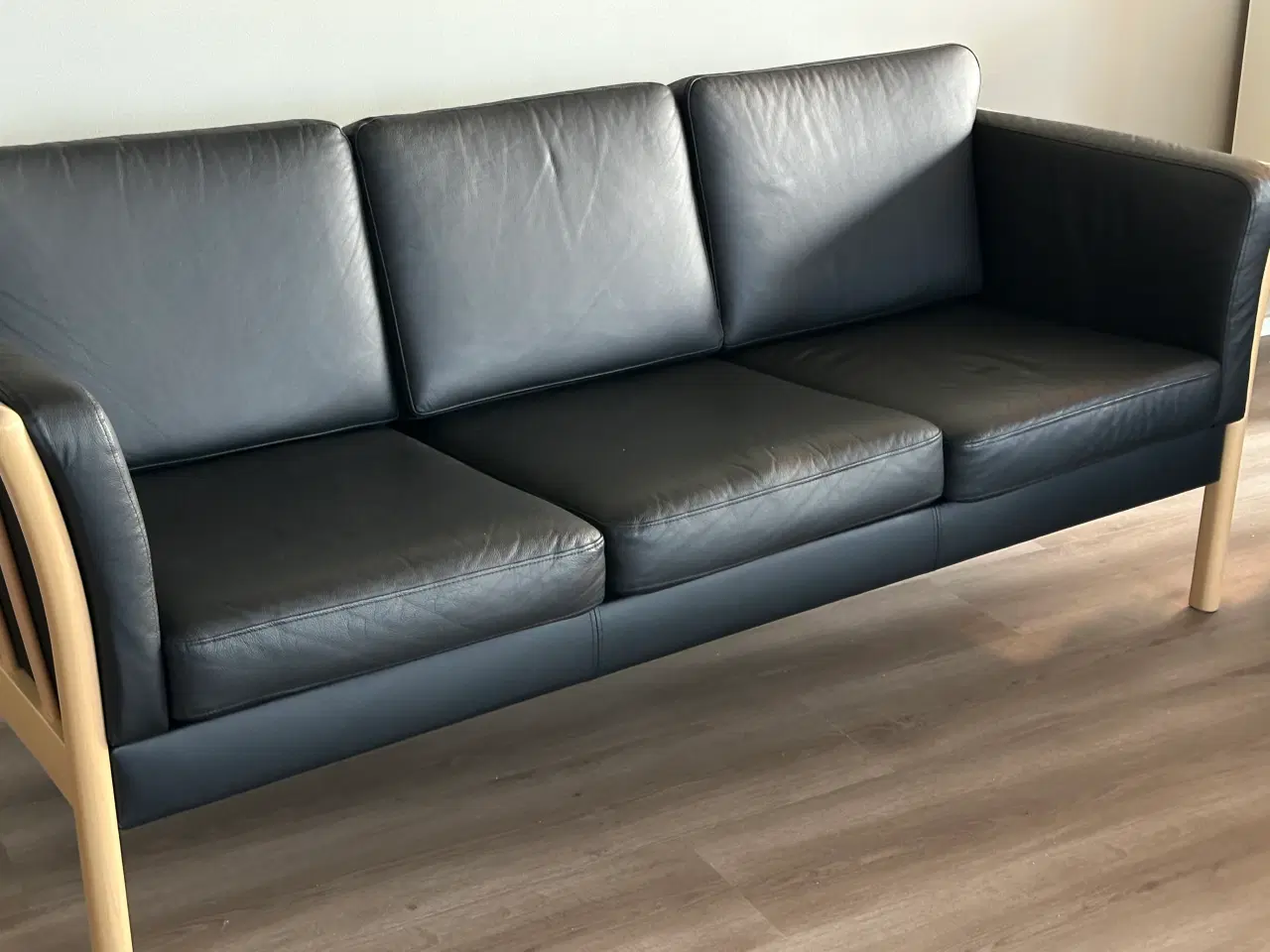 Billede 4 - 3 personers lædersofa