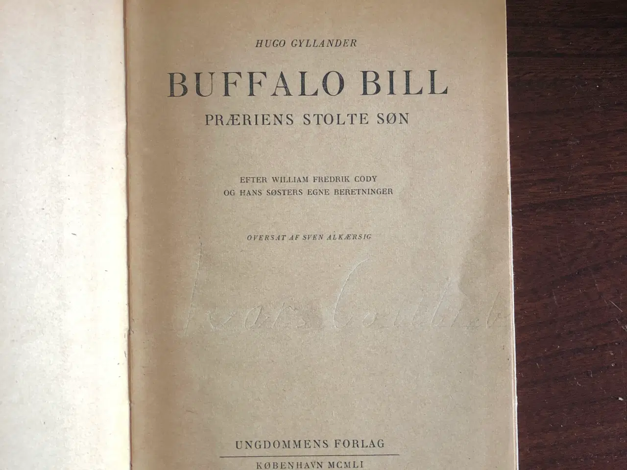 Billede 3 - Hugo Gyllander: Buffalo Bill. Præriens stolte Søn