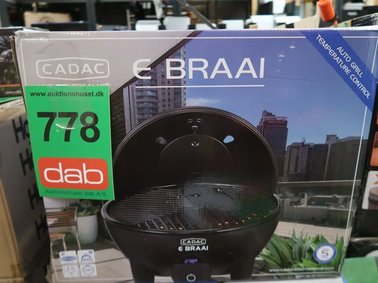 Billede 2 - CADAC E-Braai el-grill bordmodel Ø40 cm 2300 Watt/230 Volt