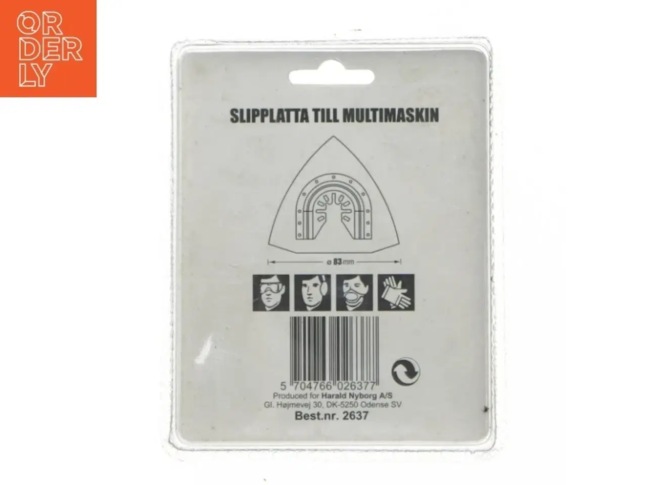 Billede 2 - Slibeplade til multimaskine fra Mitsutomo (str. Ø 83 mm)