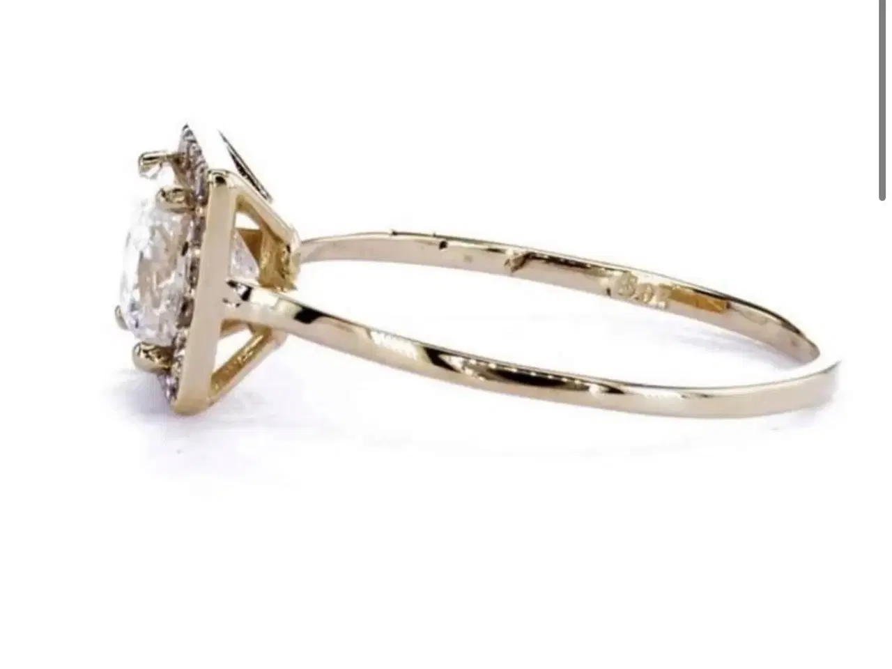 Billede 4 - Naturlig Diamantring 1.33ct (Forbedret klarhed)