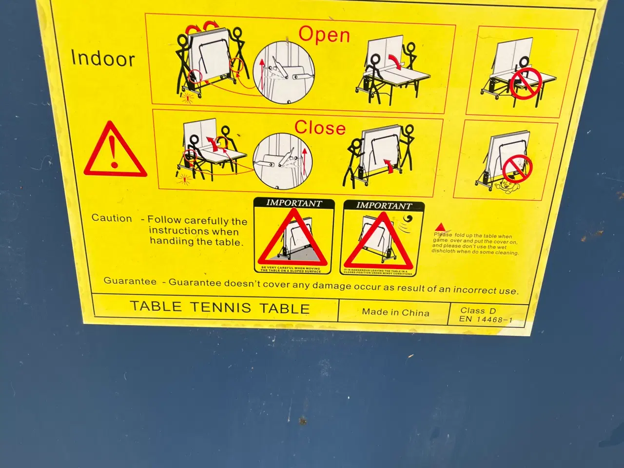 Billede 4 - Bordtennisbord