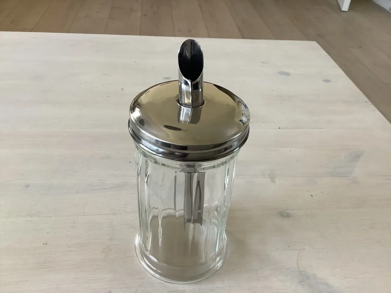 Billede 1 - Glas sukkerskål med dosering