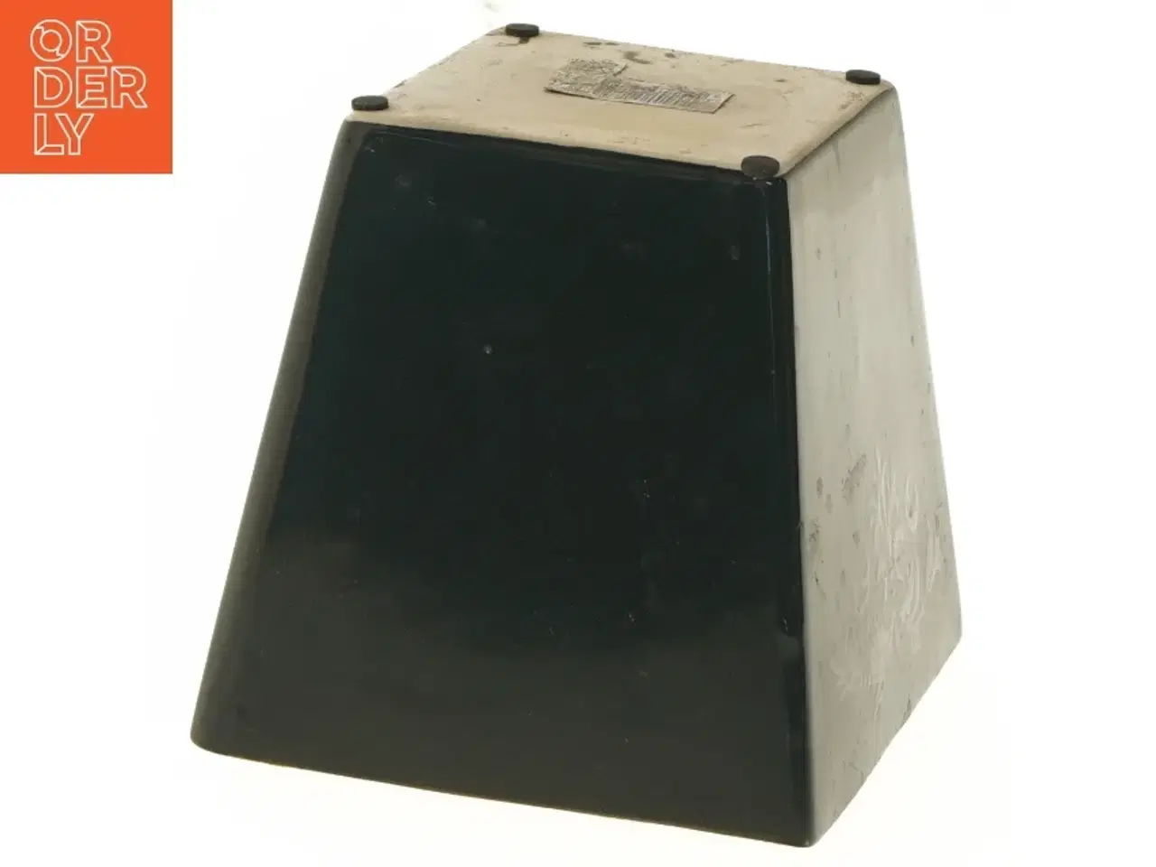 Billede 3 - Sort kvadratisk vase (str. 15 cm)