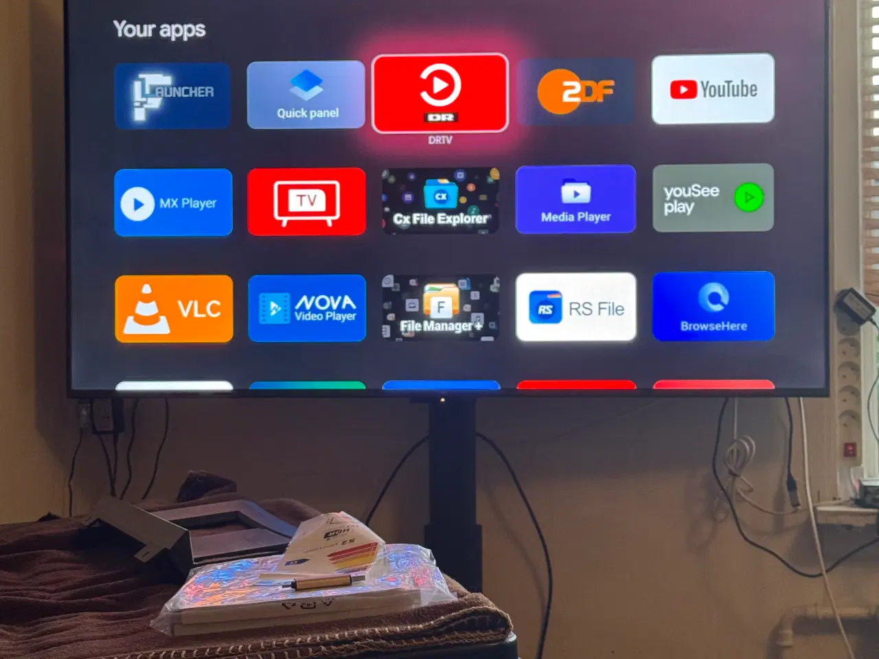 Billede 3 - TCL 55″ 4K QLED Smart-TV, næsten nyt