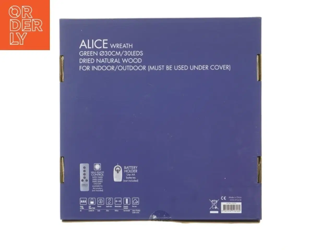 Billede 2 - ALICE Krans med LED lys fra Sirius (str. Ø. 30 cm. 30 leds)