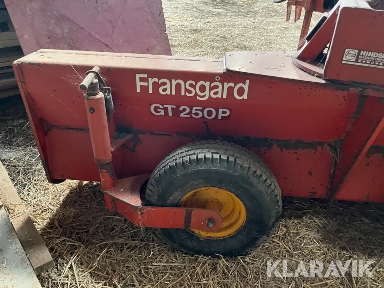 Billede 7 - Vejhøvl Fransgård GT-250P Hydraulisk