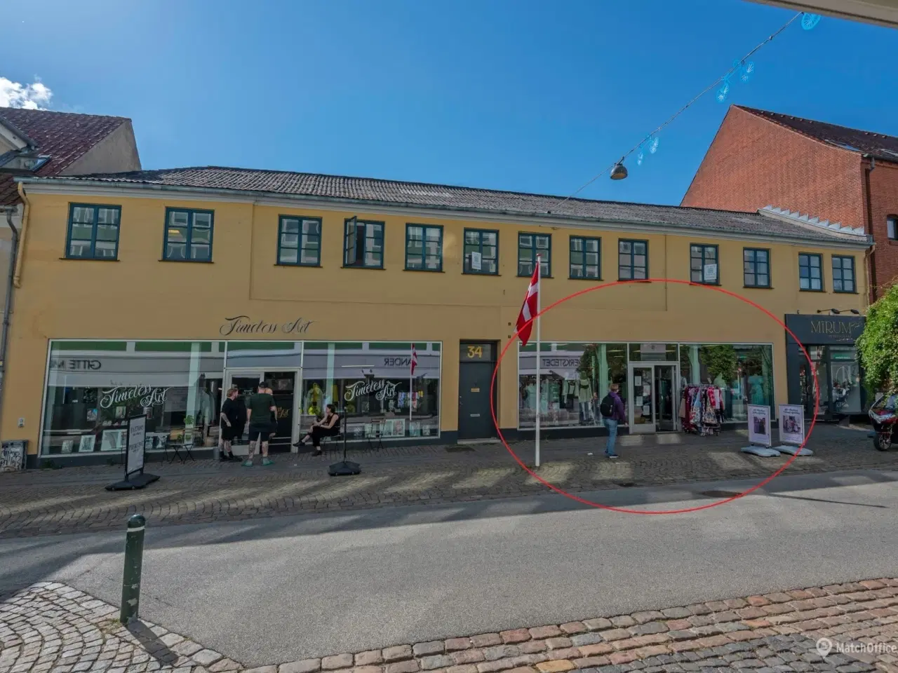 Billede 2 - Særdeles synligt lejemål med bred facade midt i gå-gaden