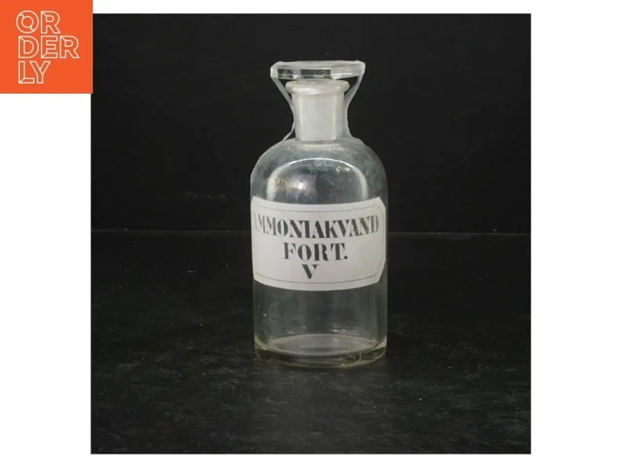 Billede 1 - Vintage apotekflaske (str. 15 cm)