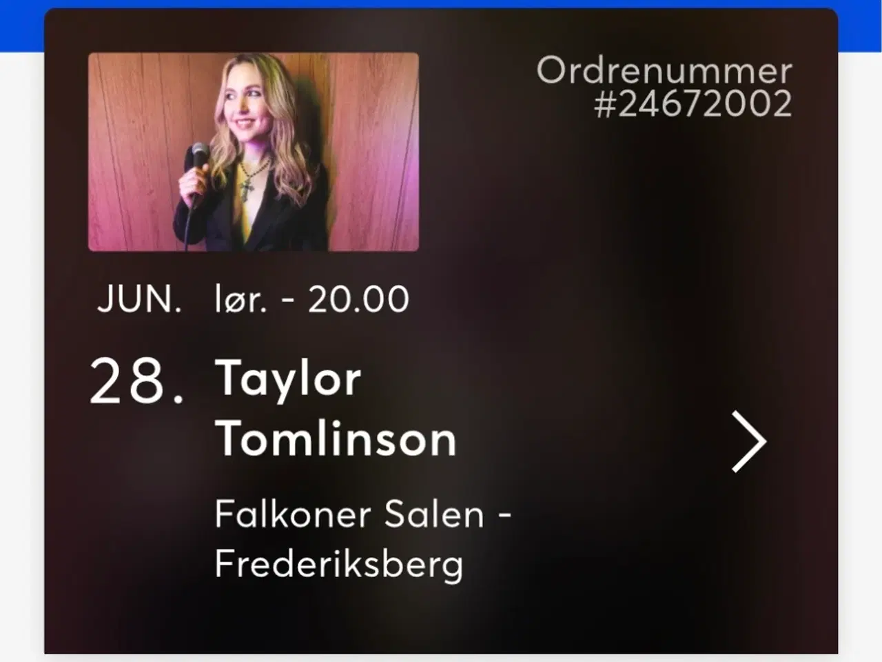 Billede 1 - Taylor Tomlinson billet