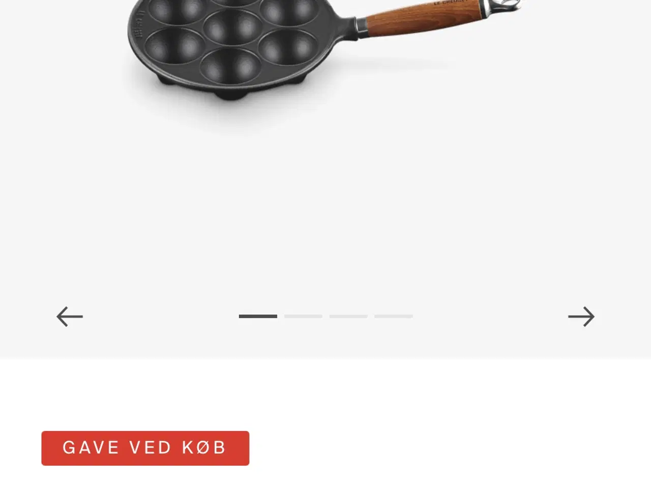 Billede 5 - Le Creuset æbleskivepande