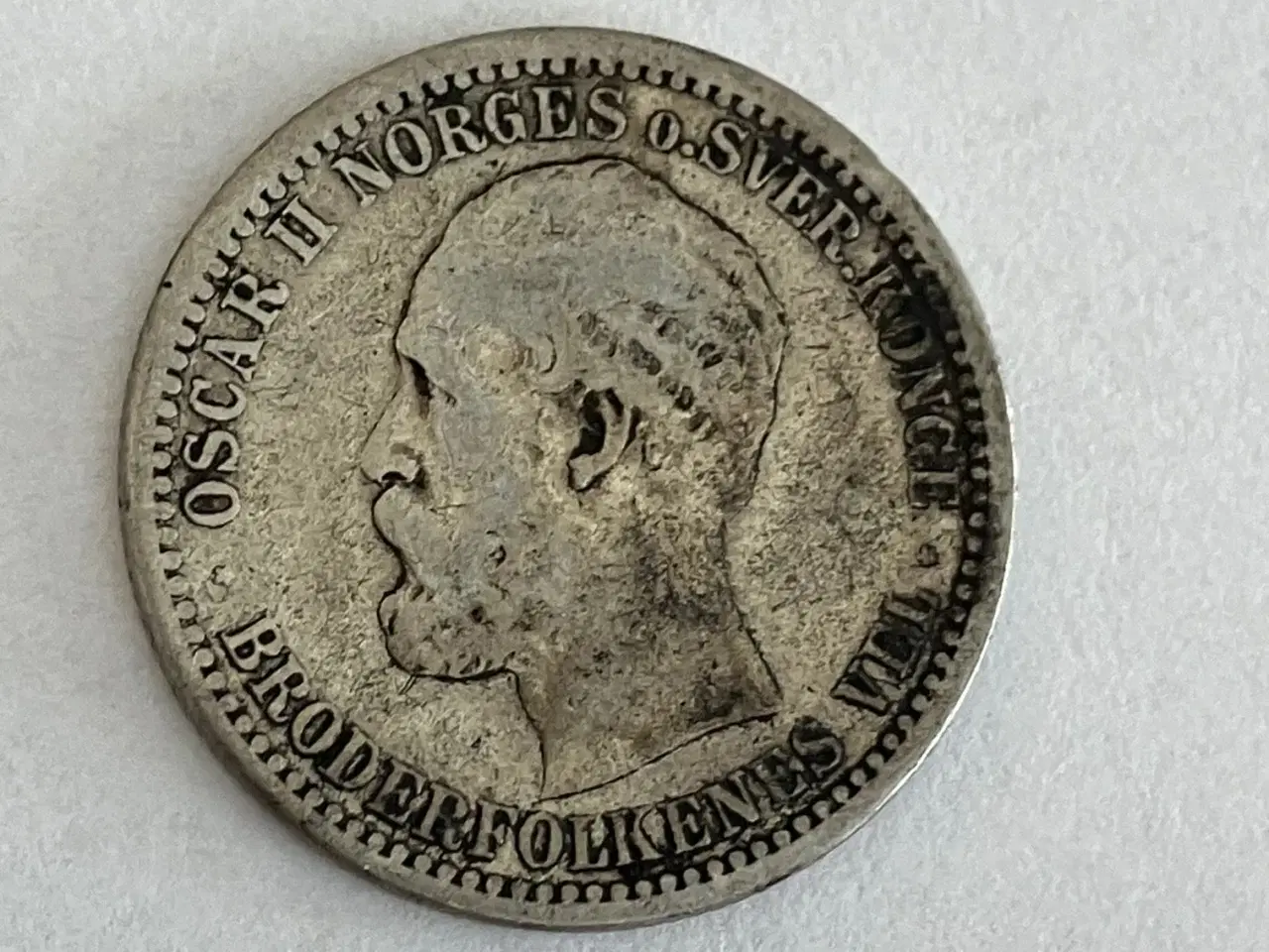 Billede 2 - 50 Øre 1893 Norge