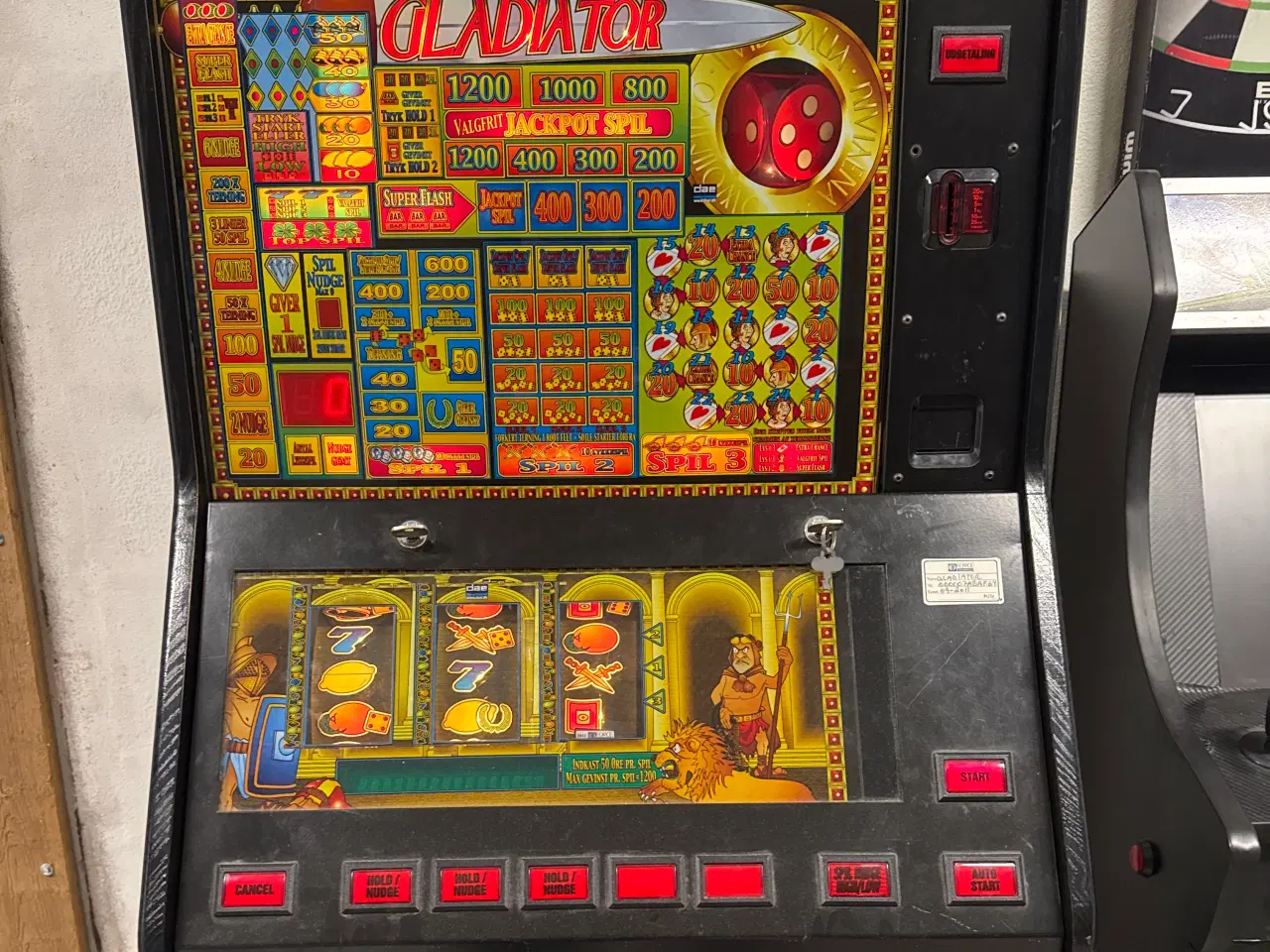 Billede 1 - Gladiator Spilleautomat