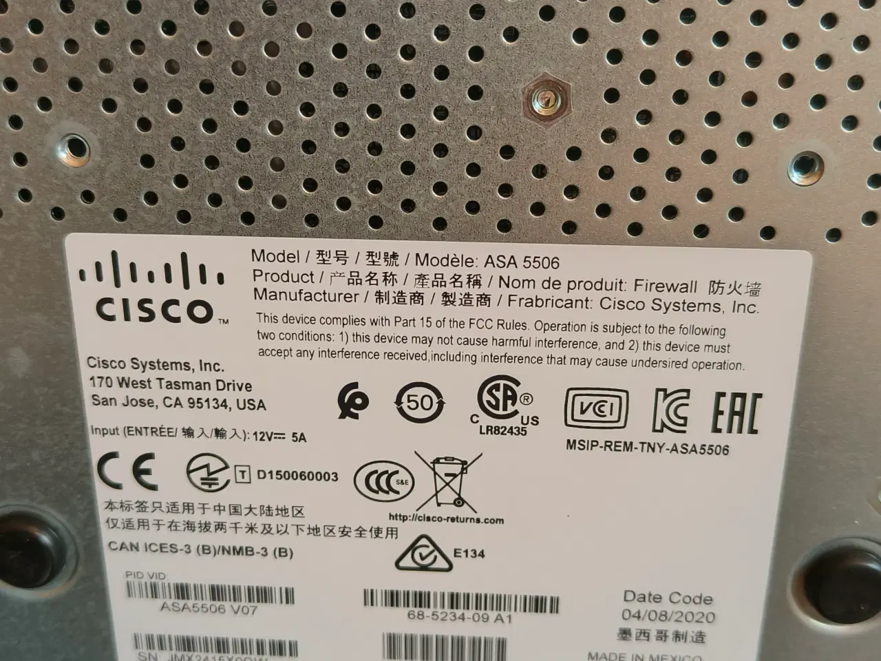 Billede 8 - Cisco ASA 5506-X Firewall (2 stk)