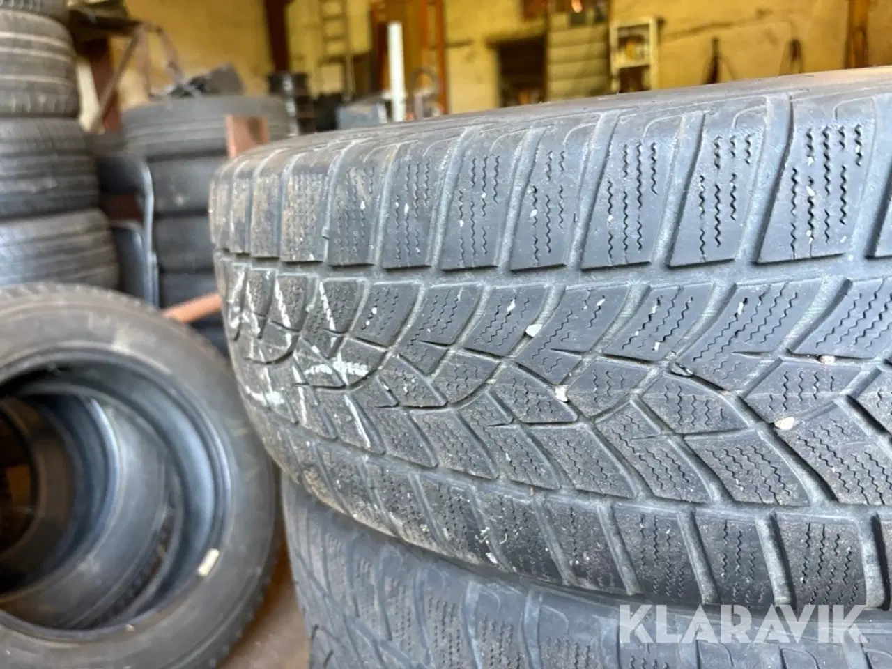 Billede 4 - Dæk på stålfælge Goodyear Ultra grip 4 stk