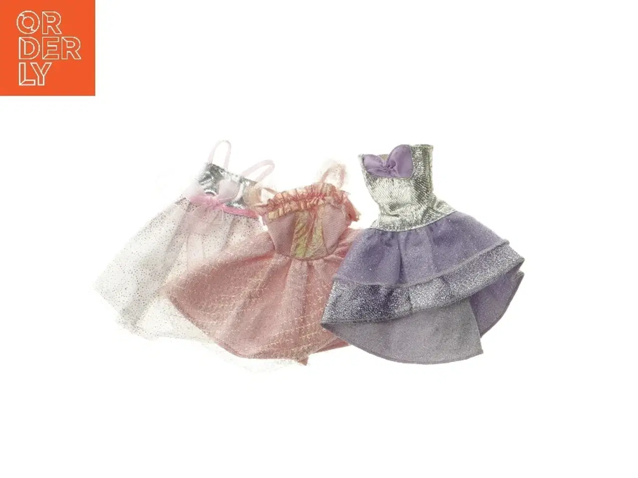 Billede 2 - Dukkekjoler i farverig tyl (str. 14 cm)