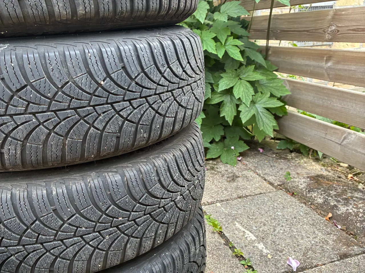 Billede 7 - Vinterdæk på stålfælge 185/60 15