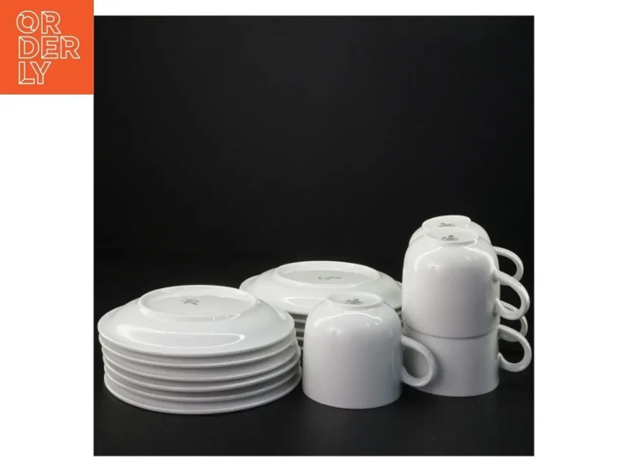 Billede 1 - Kaffekopper med tallerkener af tallerkener fra Winterling (str. Diameter 17 cm og 15 cm kop, 7,5 x 7 cm)