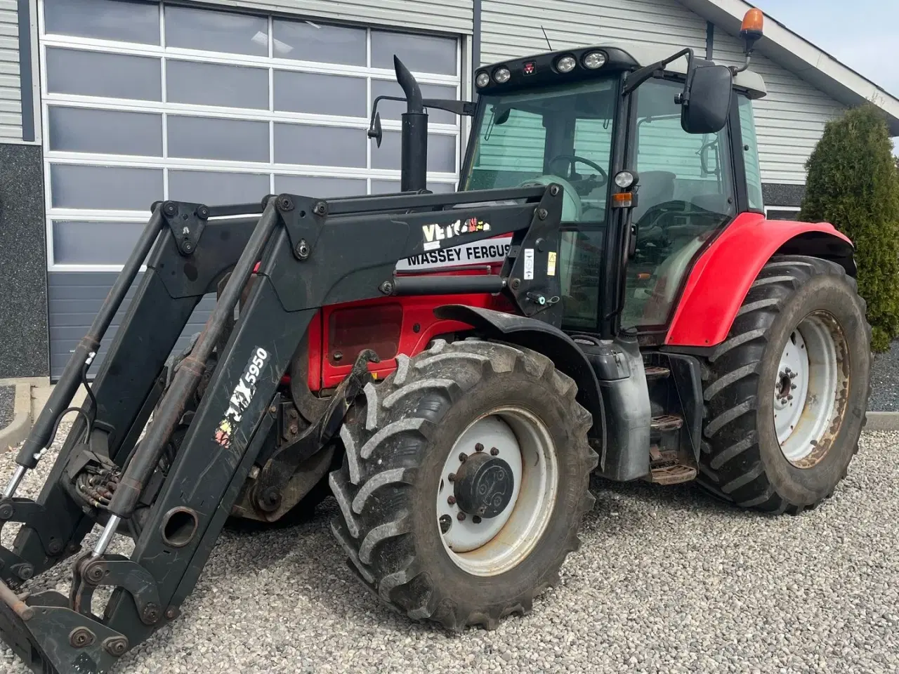 Billede 2 - Massey Ferguson 6480 Dyna 4 Med frontlift og frontlæsser