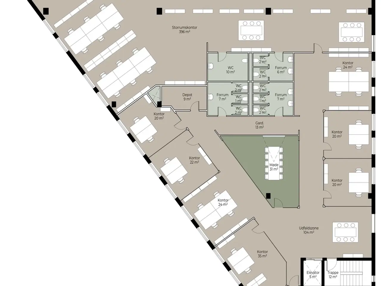 Billede 16 - Imponerende og kompromisløst kontorlejemål
